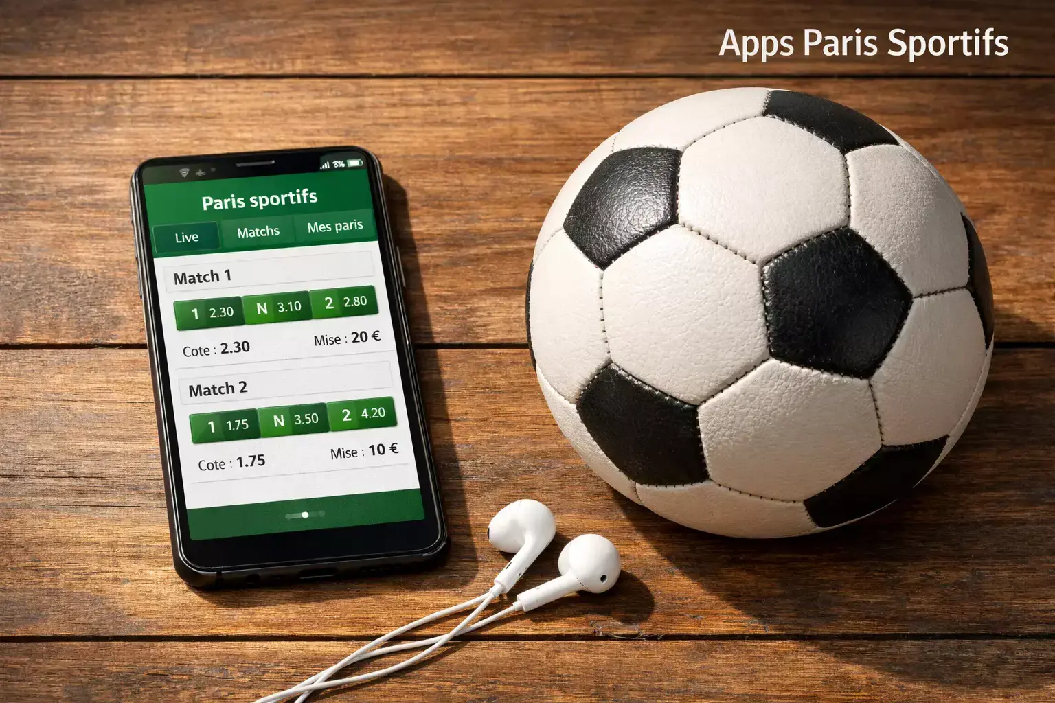 Applications paris sportifs football — comparatif des meilleures apps mobiles