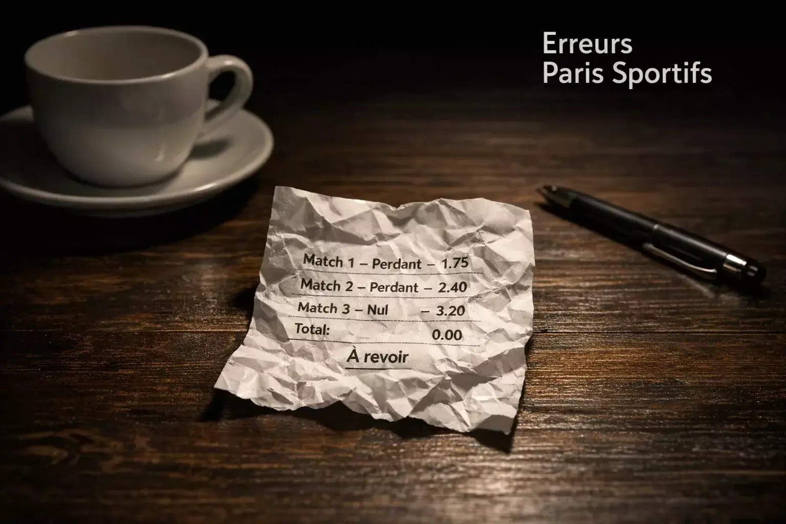 Erreurs paris sportifs football — les pièges à éviter