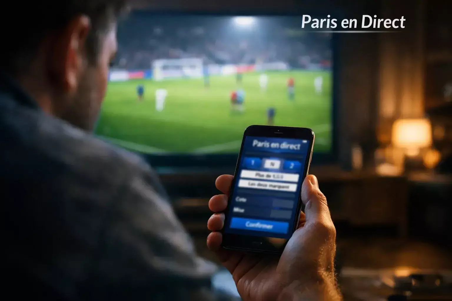 Paris en direct football — guide du live betting