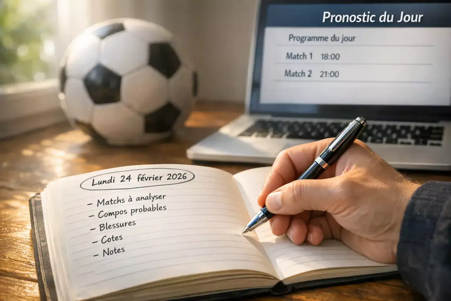 Pronostic foot du jour — méthode de sélection et analyse quotidienne